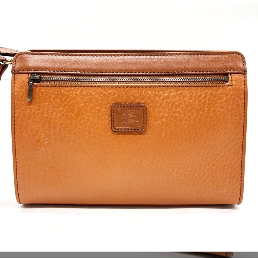Burberrys Vintage Tan Leather Wristlet - Picture 4 of 10